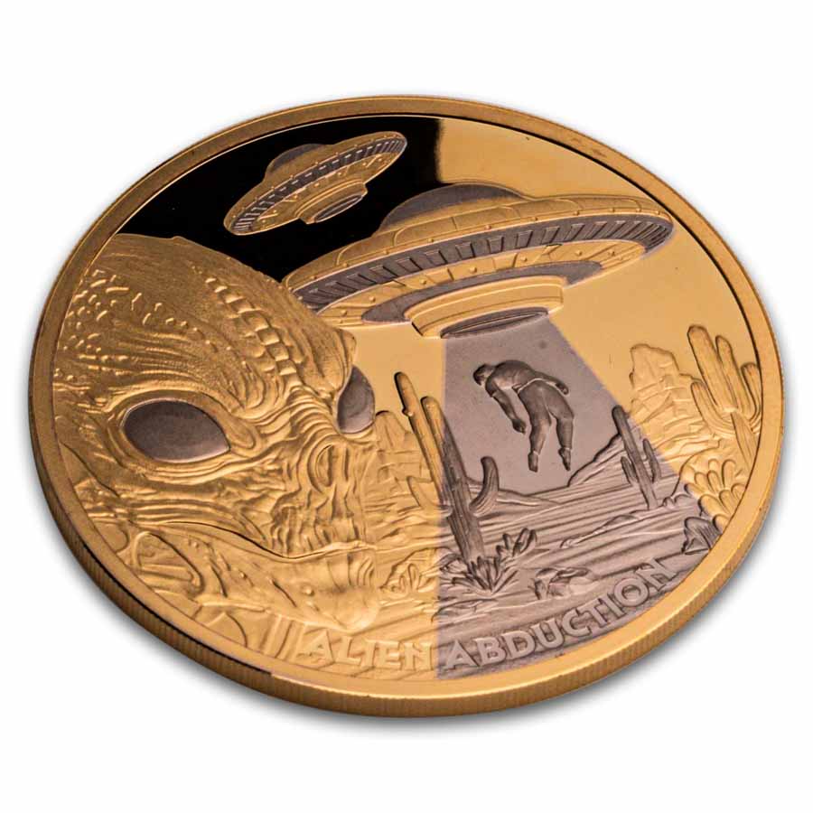 2025 Niue 1 oz Gold Proof Alien Abduction (with Box & COA) | eBay
